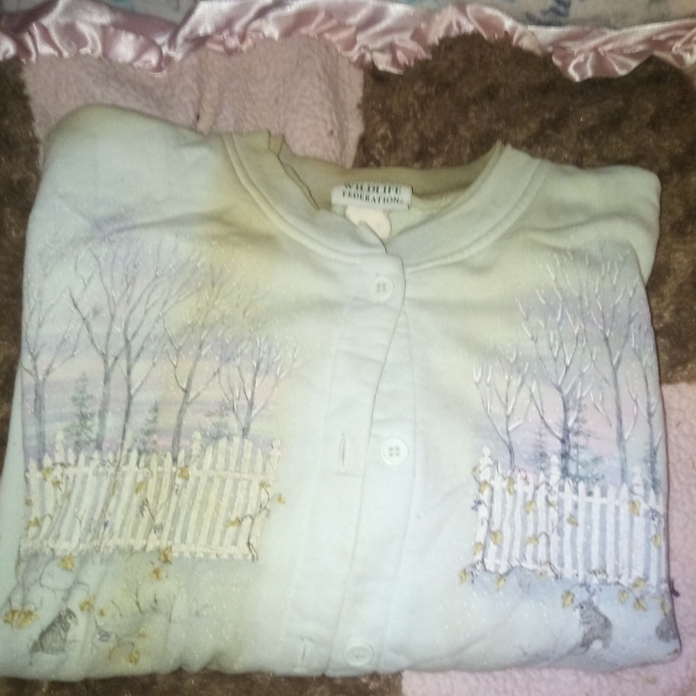 Women's Long sleeve Wild Reservation Large Sweater